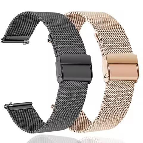 22mm Stainless Steel Strap For Fossil gen 6 5E 5 44mm /Gen5 LTE 45mm Watch Metal Bracelet Band Hybri