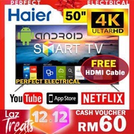 [NEW ARRIVAL] Haier 50 inch ANDROID 9.0 SMART TV 4K UHD