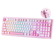 YUNZII B98 PRO QMK/VIA Wireless Mechanical Knob Keyboard, 96% Layout, Hot Swap Gasket for Win/Mac