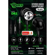 Dmes DR1 Wired Earphone in Ear Earphone Stereo Bass with One - Button