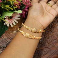 New Designs Adjustable Kadali Bangles Indian Bangles Gelang Tangan - Set of 2 Indian Bangles