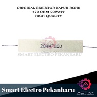 ORIGINAL ROHS RESISTOR 20 WATT 470 OHM RESISTOR CHALK 20WATT 470OHM RESISTOR 470 R 20 W 20W 470R RES