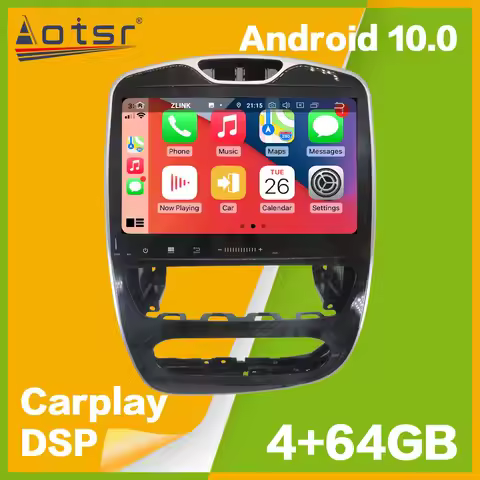 Android10 PX5/PX6 Carplay Car Player GPS Navigation For Renault Clio 2017-2019 Auto Stereo Multimedi