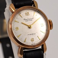 【SEIKO】 ヴィンテージ セイコー Femi Laurel 手巻き 女性用腕時計 シルバー/ゴールド 1959年 Ref.5206 動作品 日本発送