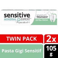 Pepsodent Sensitive Mineral Expert Sensitivity Treatment 105g - Isi 2