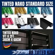 Tinted Flim Window Nako / Tingkap Nako / 30cm x 60cm / 1FT x 2FT / Siap Potong