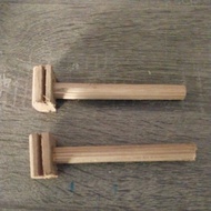 Half Perch Side Perch Bird Cage Perch Made of Threaded Wood