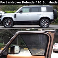 Suitable for Landrover Defender110 130 2020+ car window sunshade,front and side door sun baffle,mesh