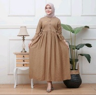 Sherila Gamis polo Linen Premium import