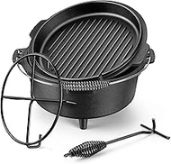 HaSteeL 7qt Dutch Oven Set of 3