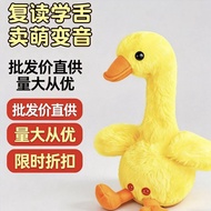 Little Yellow Duck Can Dance Little White Duck Twisted Sand Sculpture Duck Can Sing and Dance Cactus