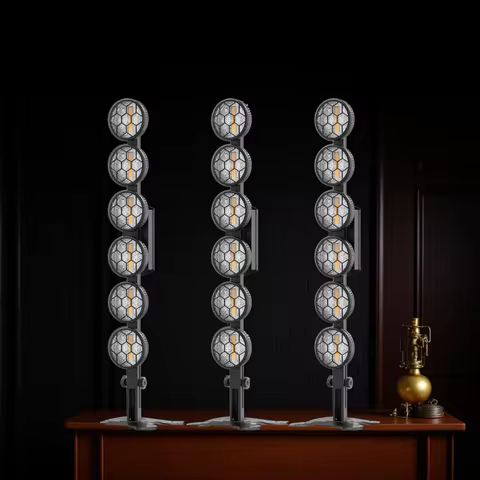 4PCS 6x50W Linear Vintage Lights COB LED Retro Light Stage Effect Lighting Projector for Party Conce