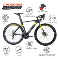 Cronus 700C ALLOY Racing Bike Road Bicycle SHIMANO CLARIS (480mm / 500mm) CR700129-BC B75