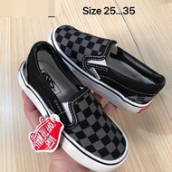 vans slip-on รองเท้าผ้าใบเด็ก รองเท้าสลิปออน รองเท้าเด็กแฟชั่นสไตล์แวน สลิปออน สวยใส่สบายเท้า เป็นสิ