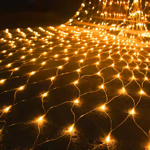3M*2M 1.5M*1.5M LED Net Lights Courtyard Waterproof Flashing String Lights Christmas Xmas Outdoor Ga