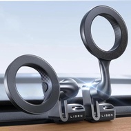 LISEN Tesla Phone Mount for MagSafe Car Mount [Never Blocking] Tesla Model 3 Y Phone Mount Tesla Mod