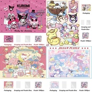 300-1000pcs Adult Kids Educational Jigsaw Puzzles Hello Kitty/My melody/Little Twin Stars Puzzle Toy Gift