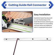 danglan-Track Saw Guide Rail Connector Set Replacement Wooden Board Cutting Guide Rail Connector for