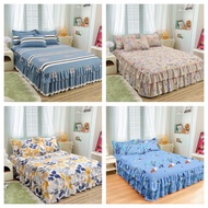 Hot ！880TC Bed skirt mattress cover Fitted Bedsheet Plain Color / Cadar Warna / Katil Tilam Warna / Suitable for 3-13 inch height mattresses Bedsheet / Queen Size Bedsheet