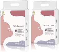 Tofu Cat Litter | Mixed Berry Smoothie | 5.4 KG 12L | Flushable - Direct to Toilet | Natural and Bio