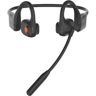 Open Ear Headphones with Mic - 29g Lightweight Open Ear Headset with DSP Noise Cancelling Boom Mic, 