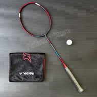 【Ready Stock】VICTOR Badminton Racket SPIDER-MAN High Quality Carbon Fiber Badminton Racket 4UG5 Free