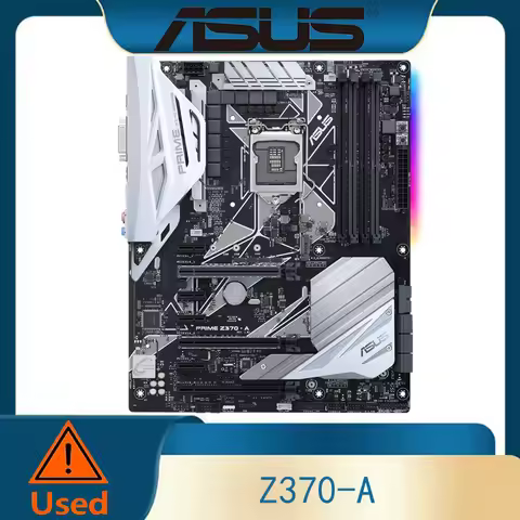 ASUS PRIME Z370-A LGA1151 DDR4 DP HDMI DVI M.2 USB 3.1 ATX Motherboard