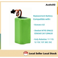 Local Stock Ecovacs U2 replacement battery Deebot N79S DN622 CEN360\361\DN620  Eufy RoboVac 11 11S 1