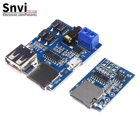 Snvi MP3 Lossless Decoder Board Audio Player Module with 2W Amplifier Support TF Card USB U Disk Typ