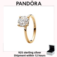 Original S925 Sterling Silver Pandora Lab-grown Diamond Ring
