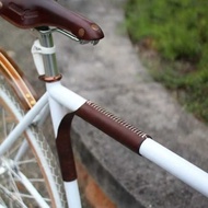 Federal Minivelo Onthel Vintage Leather Frame Protechtor Classic Bicycle Stem Protector