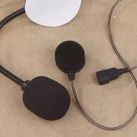 Motorcycle Helmet Bluetooth Intercom Microphone 3.5mm Speaker for Cardo Freecom Spirit Soft Wire Har