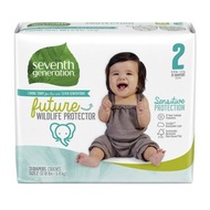 Seventh Generation Sensitive Protection Baby Diapers 防敏感嬰兒紙尿片 Size 2(31片)【732913448739】
