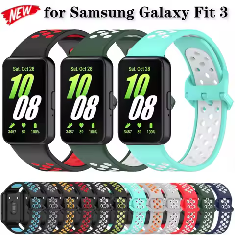Silicone Strap for Samsung Galaxy Fit 3 Band Smartwatch Sport Bracelet Wristband Samsung Galaxy Fit 