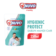 NUVO Family Sabun Mandi Cair Hygiene Protect Pouch 250ml