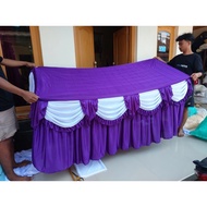 SQUARE TABLE COVER WITH FOAM FRINGE BUFFET SQUARE TABLE CLOTH/