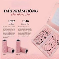 Mini pink abrasive shell, mini pink abrasive head, pink nail abrasive head