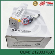 【6pcs】Original Iridium Spark Plug 12120037607#BKR6EQUP For BMW E34 E36 E38 E39 E46 M62 E65 M54 325i 