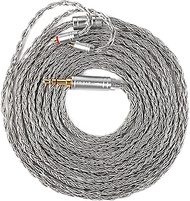 2.0m Long in Ear Monitor Cable,KBEAR ST24 Plus IEM Cable,5N OCC Silver-Plated HiFi Earphone Upgrade