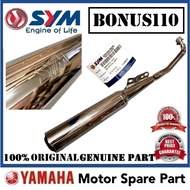 100% ORIGINAL SYM BONUS110 EXHAUST PIPE 0 18000-SAE-0001 MUFFLER COMP EKZOS EBONUS E-BONUS E BONUS 1