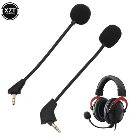 3.5mm Headphone Microphone for Kingston HYPERX Cloud Alpha Revolver S Cloud 2 II Core Accessories ga
