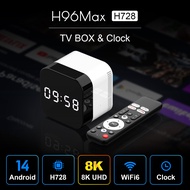 H96 H728อัจฉริยะกล่องทีวี ATV 14ช่อง4K 60fps 1000เมตร /Lan Wifi6 BT5.0 Google เสียงผู้ช่วยกล่องสมาร์