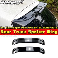 premium-Car Rear Wing Rear Trunk Spoiler Wing Diffuser Protector Body Kit For Volkswagen Polo MK5 6R
