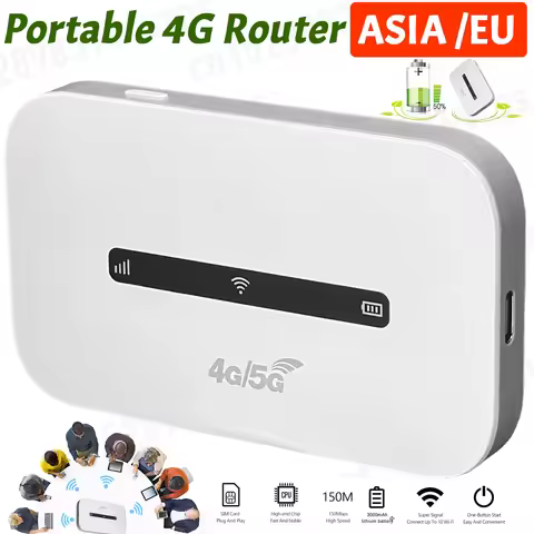 Portable 4G Mobile WiFi Router 150Mbps Mini WiFi Hotspot Sim Card Wireless Router WiFi Signal Amplif