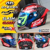 หมวกกันน็อค RAIDEN FUSION OPEN FACE แว่น2ชั้น น้ำหนักเบา