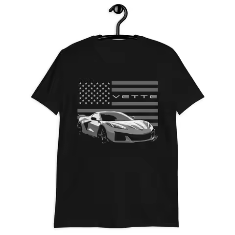2023 vette C8 Z06 American Sportscar Short-Sleeve Unisex T-Shirt