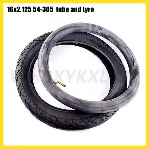 16x2.125 54-305 Inner Tube Outer Tyre for 16inch Electric Bicycle tire bike tyre