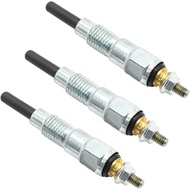 3Pcs Glow Plugs 15261-65510, Pengganti untuk Enjin Kubota D600 D750 D850 D950 Pengganti untuk Trakto