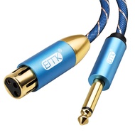 Emk KN-L63 CABLE 6.35 MM MALE TO XLR FEMALE 3 MTR