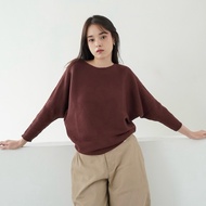 Soft Cotton Knit Batwing Vol.II | Shopinkae | Women's Long Sleeve Batwing Knit Top |